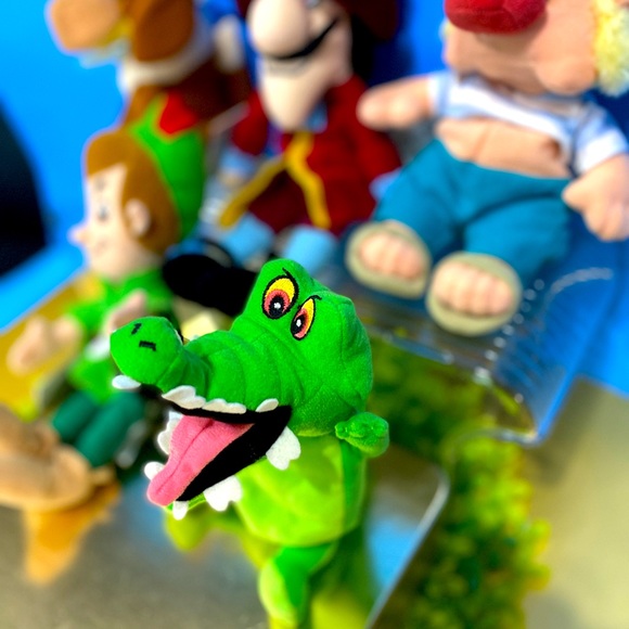 DISNEY EXCLUSIVE NWT VTG 90s PETER PAN RETIRED BEAN BAG PLUSH COMPLETE SET OF 5 - Picture 10 of 16